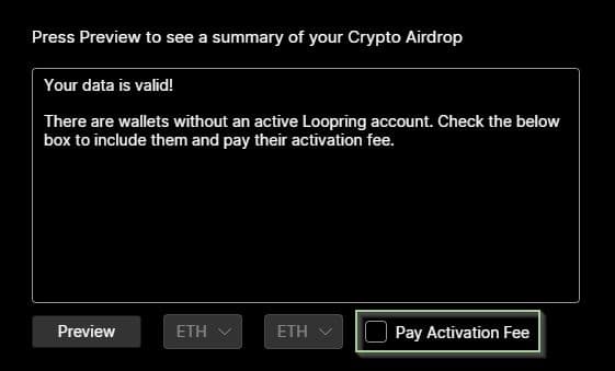 Activation Fee