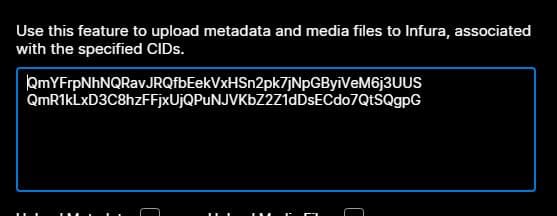 Input Collection Address