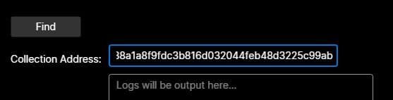 Input Collection Address